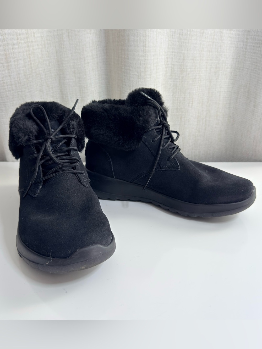 Skechers Performance on the Go Joy-Lush - Womens 8 Black Boot Leather EUC